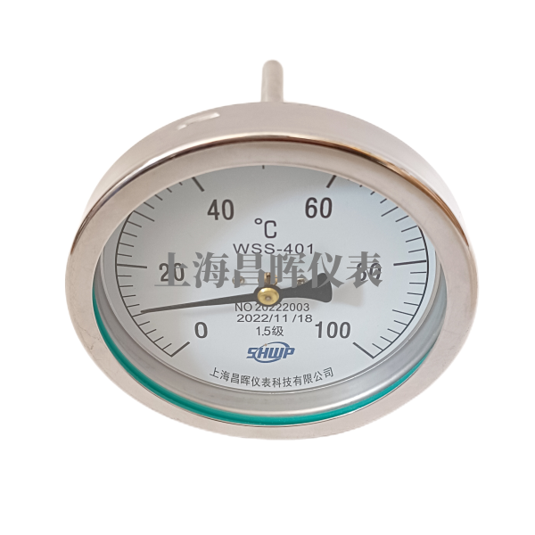 WSS-401軸向型雙金屬溫度計